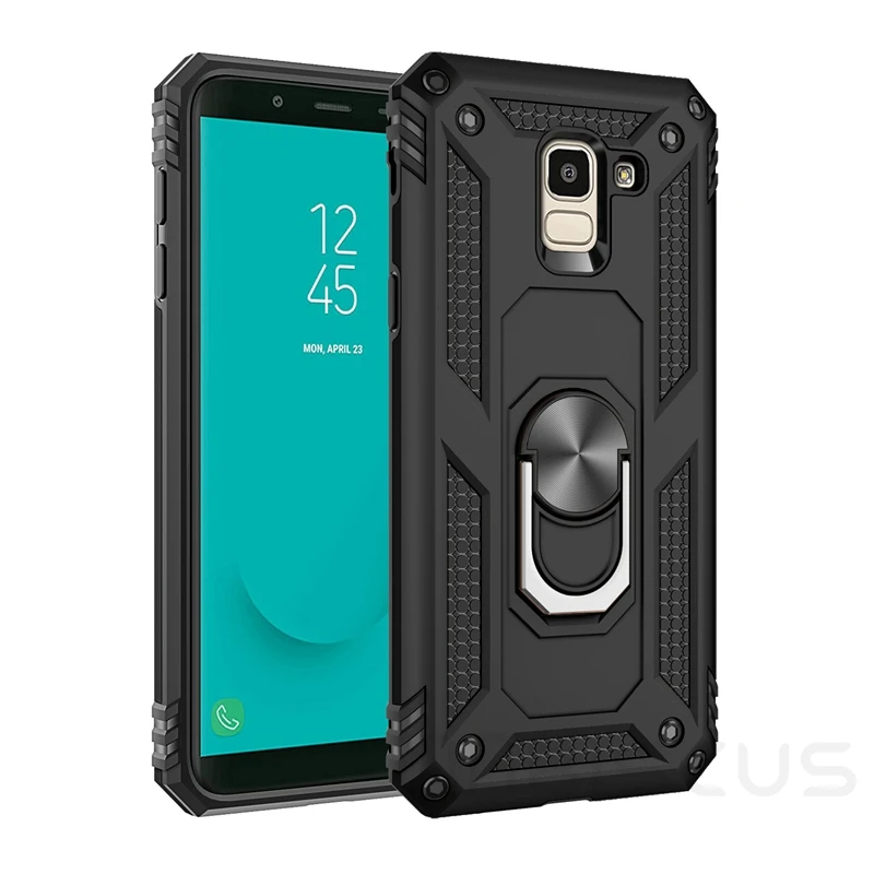 Роскошный бронированный мягкий ударопрочный чехол для Samsung Galaxy J6 2018 Plus J600F/DS J610F/DS