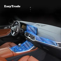 for bmw x7 2019 2020 accessories tpu transparent film car dashboard film screen protection stickers anti scratch 35 37 pcs