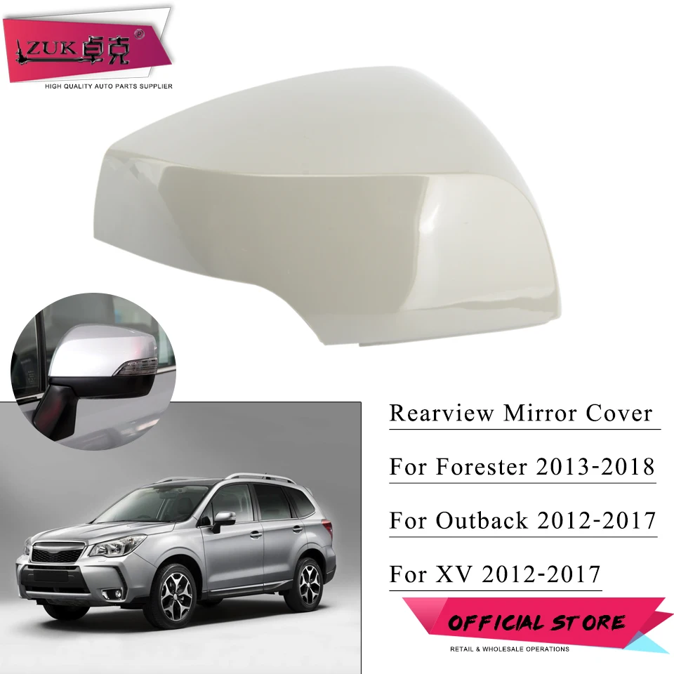 ZUK-cubierta superior del espejo retrovisor, carcasa para Legacy Outback, XV Forester 2012-2017, SUBARU
