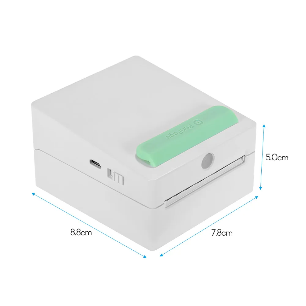 Карманный беспроводной мини принтер BT портативный фотоаппарат с зажимом дизайн