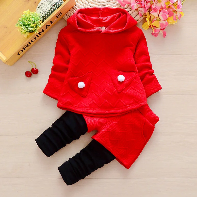 2019 Newest Children casual clothes sets Girl's spring autumn clothing toddler hoodies+pants 2pcs sports suits | Детская одежда и