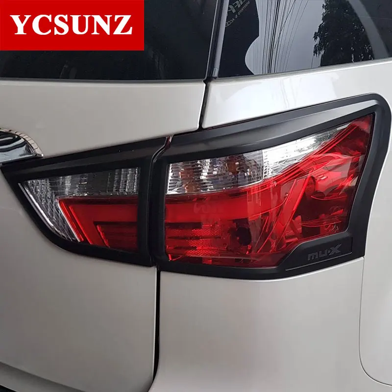 Черная крышка заднего фонаря для Isuzu mux 2017 2018 2019 аксессуары капот автомобильной