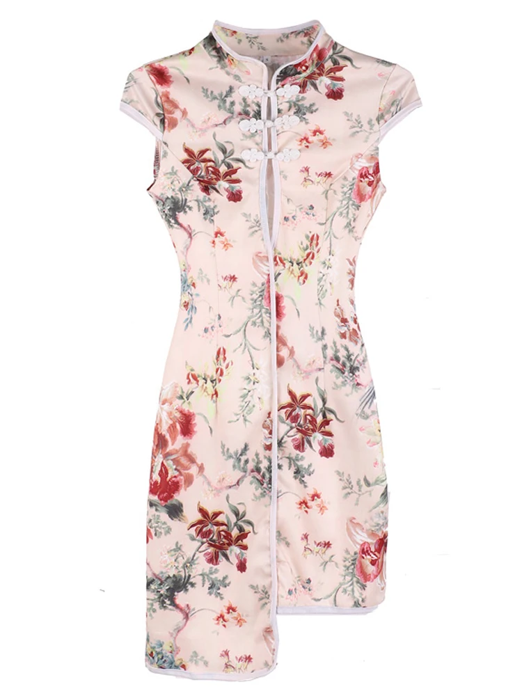 Китайское ретро платье-Ципао Myvision женское Ретро сексуальное с рисунком журавлей