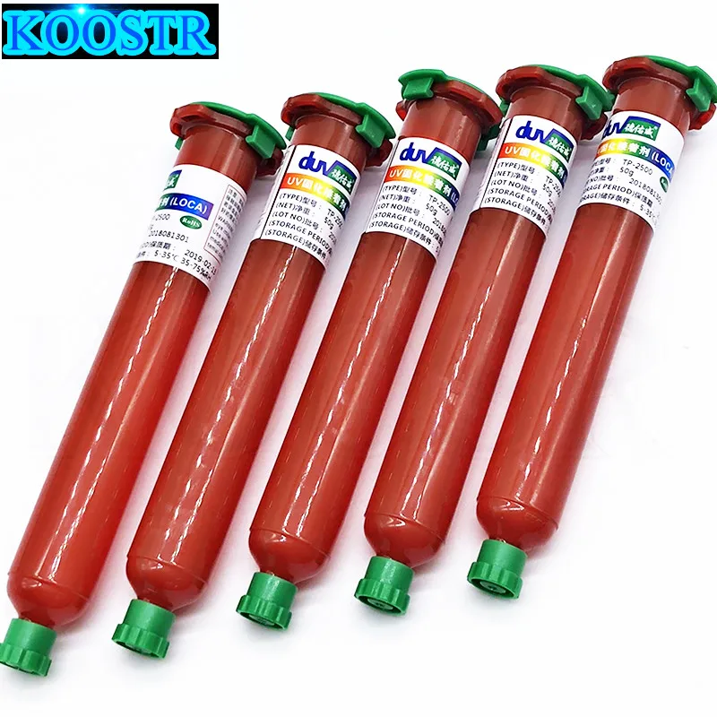 Высокое качество 5 шт. * tp 2500 клей UV LOCA оптический прозрачный для сенсорного экрана