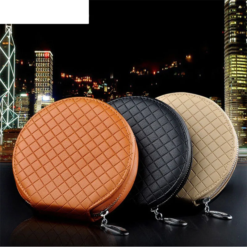 Портативная Новая модная Автомобильная решетчатая коробка для CD-дисков DVD-чехла