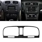 80% горячая Распродажа автомобиль углеродного волокна центрального Управление воздуха наклейка на розетку для VW Golf 6 R MK6 08-12