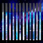 12 шт., стираемая гелевая ручка со звездочками, 0,5 мм