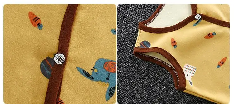 Осенний бархатный жилет для мальчиков и девочек Корейская одежда с героями