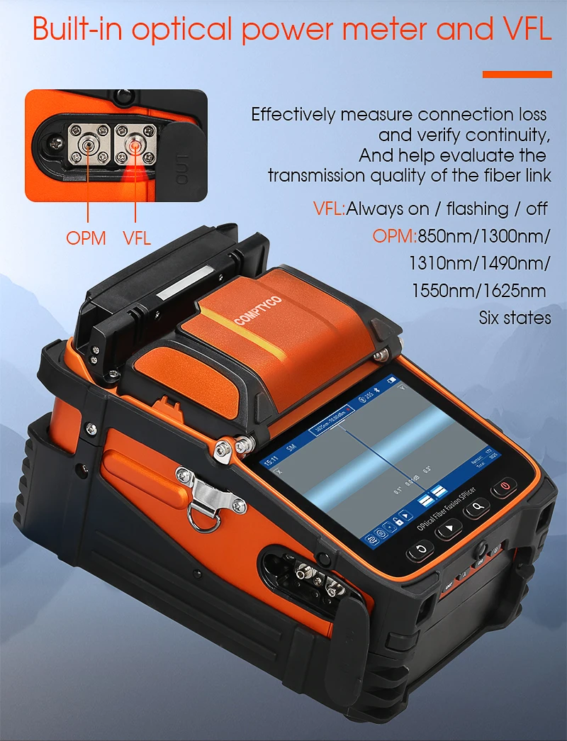 AI 9 Автоматического оптического волокна сварочный аппарат интеллигентая (ый) FTTH