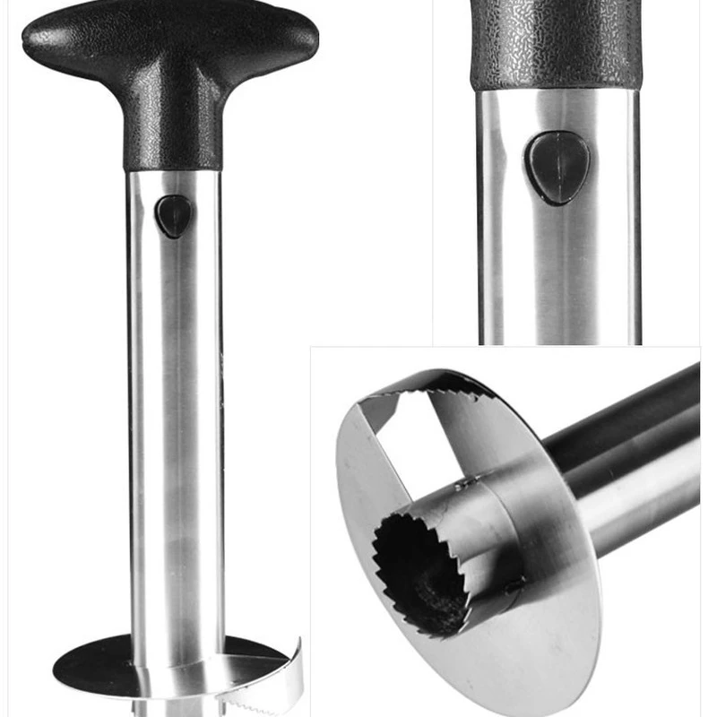 

Stainless Steel Pineapple Corer Peeler Cutter Easy Fruit Parer Cutting Tool Fruit Vegetable Tools Kitchen Accessories Gadgets