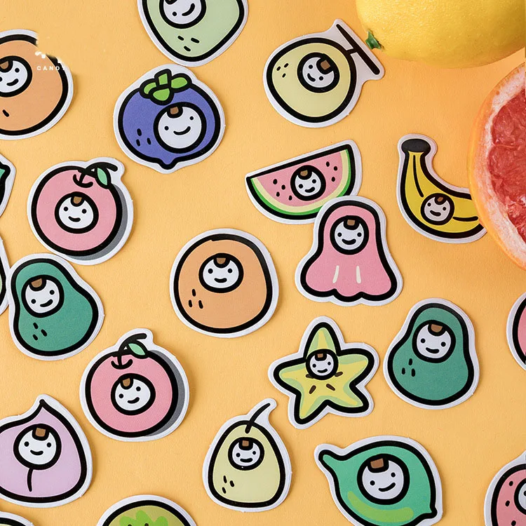 Mohamm Firuts голова серии Kawaii клевый стикер пользовательские наклейки для дневника канцелярские хлопья скрапбукинга DIY декоративные наклейки s
