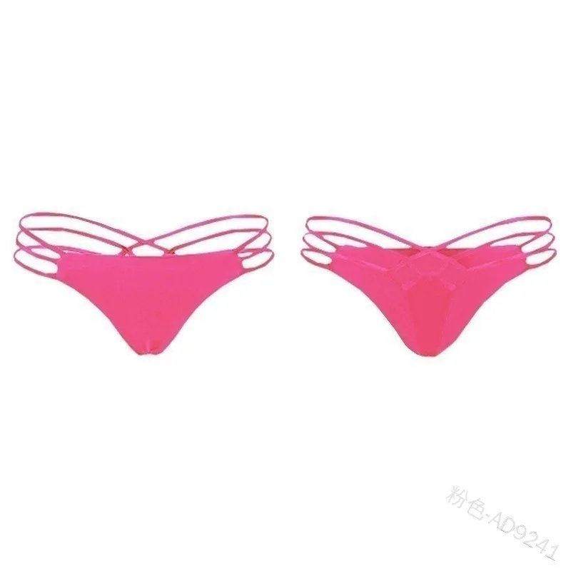 

Mandylandy Women Summer Beach Underwear Bikini Sexy Swimwear Bottom Hollow Out Bandage Bikini Sexy Underpants Beachwear Briefs