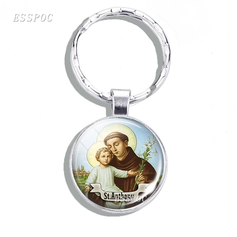 pack of 1 Церковный сувенир св. Майкл брелок St Anthony кулон St Joseph ювелирные изделия святое религиозное христианство католический подарок - Цвет: pack of 1