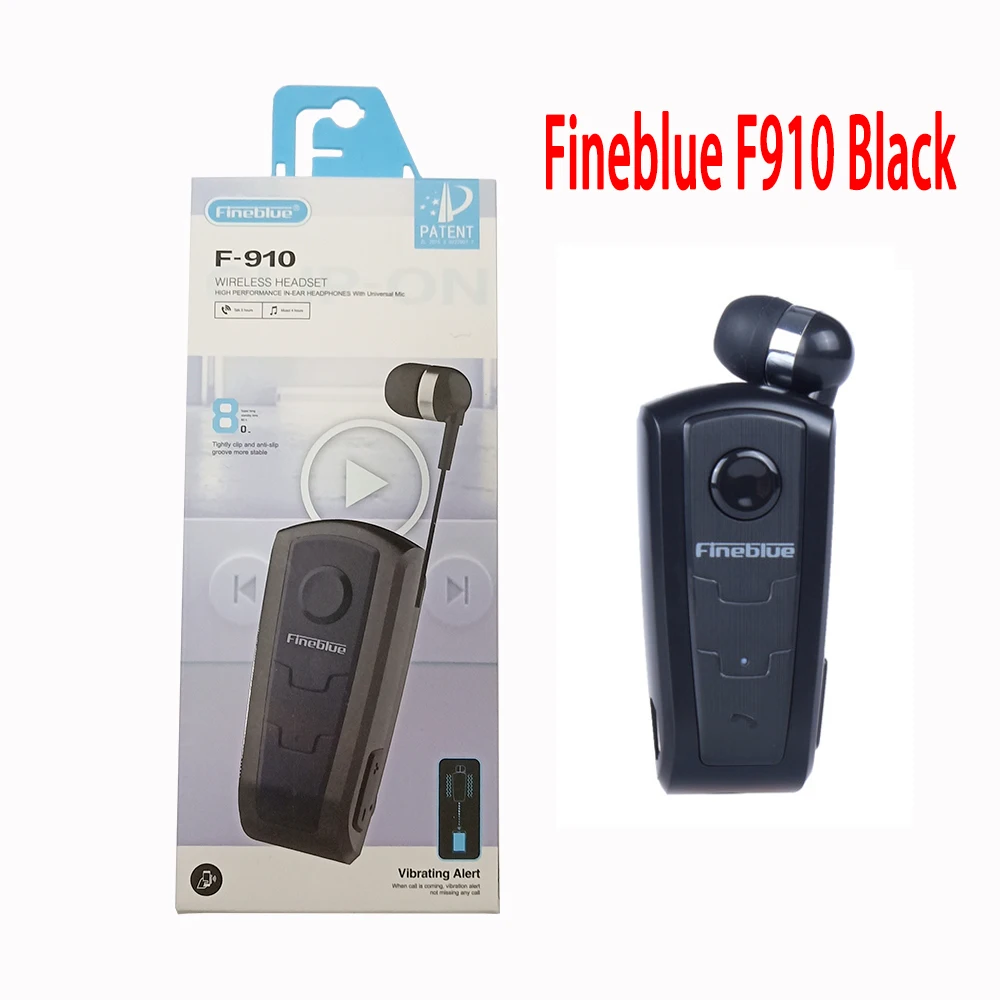 Портативная деловая модная Беспроводная Bluetooth гарнитура Fineblue F910|Наушники и