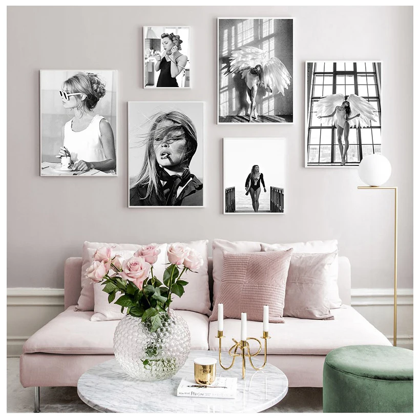 Модный плакат для сексуальных девушек холст печать на стене серфинга искусство