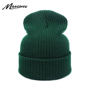 Шапка вязаная одноцветная