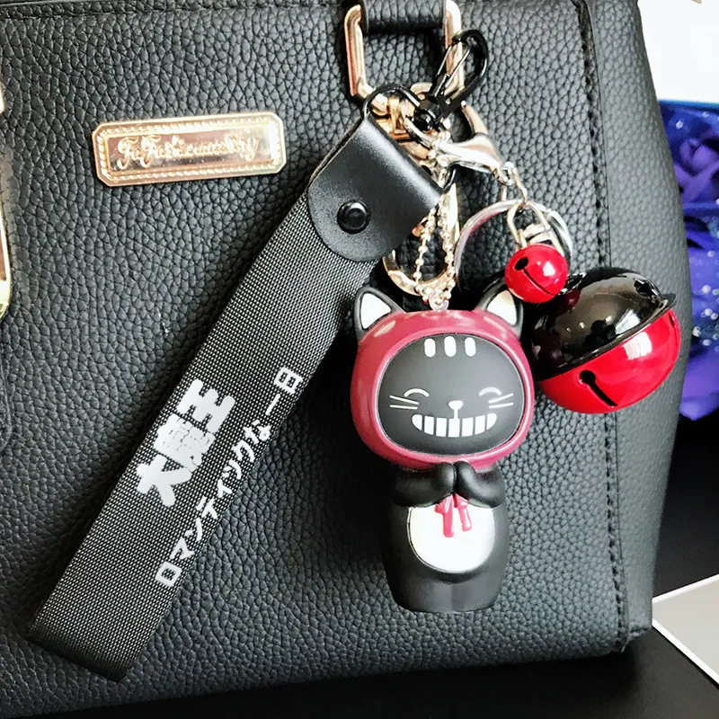 Модный милый мультяшный кот кулон брелок котенок кошка брелки встряхнуть голову