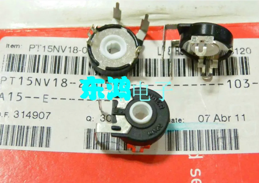 

100% imported original Spanish piher potentiometer pt15nv18-10k horizontal oval hole wide pin