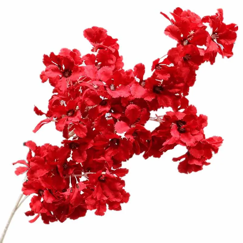 Искусственные цветы вишни искусственные для рукоделия свадебное украшение