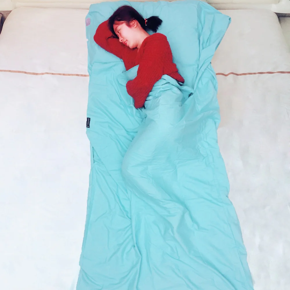 

115 x 210cm Ultralight Outdoor Indoor Envelop Sleeping Bag Polyester Fibre Portable Single Sleeping Bags Camping Travel Sleep Ba