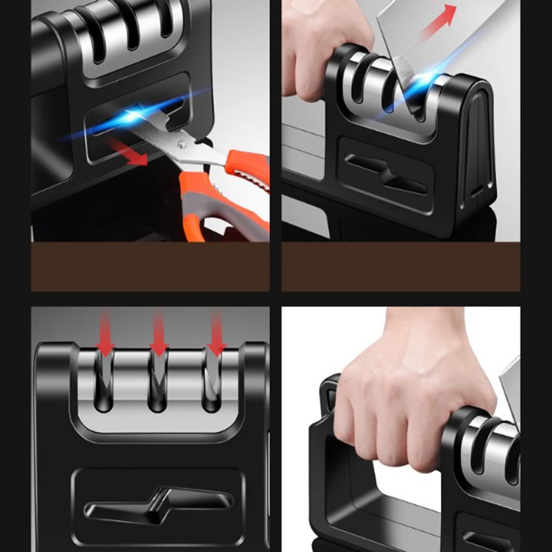 1 шт. точилка для ножей профессиональный керамический вольфрамовый кухонный