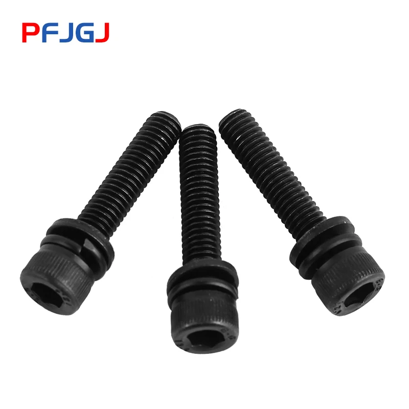 Комбинированный винт Peng Fa класса 12 9 с мягкой чашечной головкой шестигранной