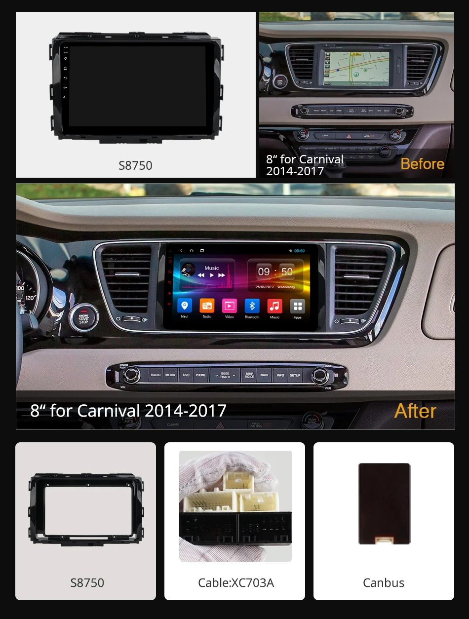 Ownice K3 K5 K6 8 ядер Android 9 0 360 панорамный автомобильный DVD плеер GPS для KIA Carnival 2014 2015 2016 2017