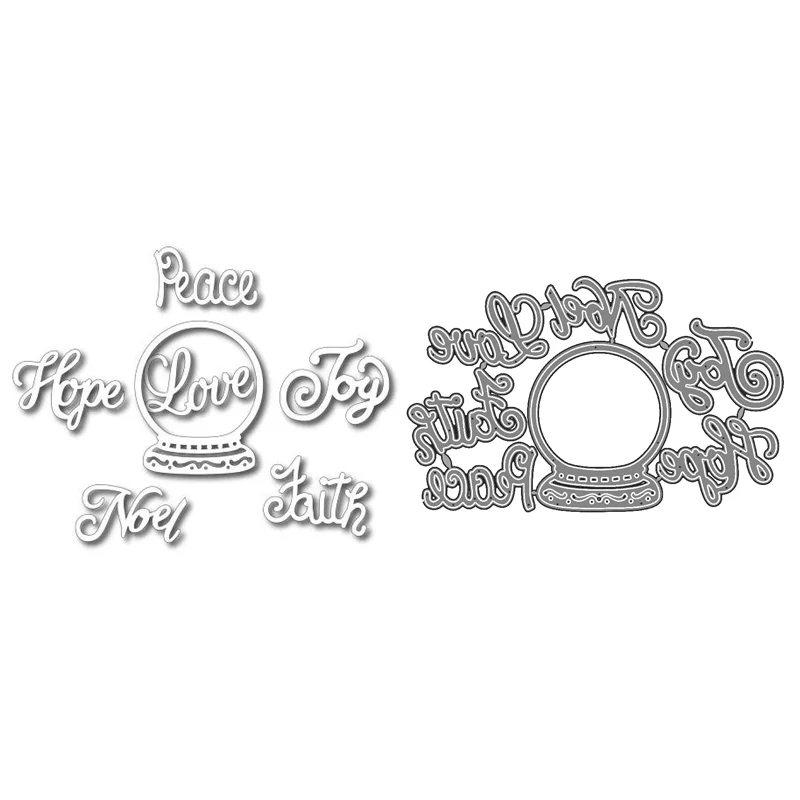 2020 новые металлические высечки и Скрапбукинг для изготовления бумаги снежный