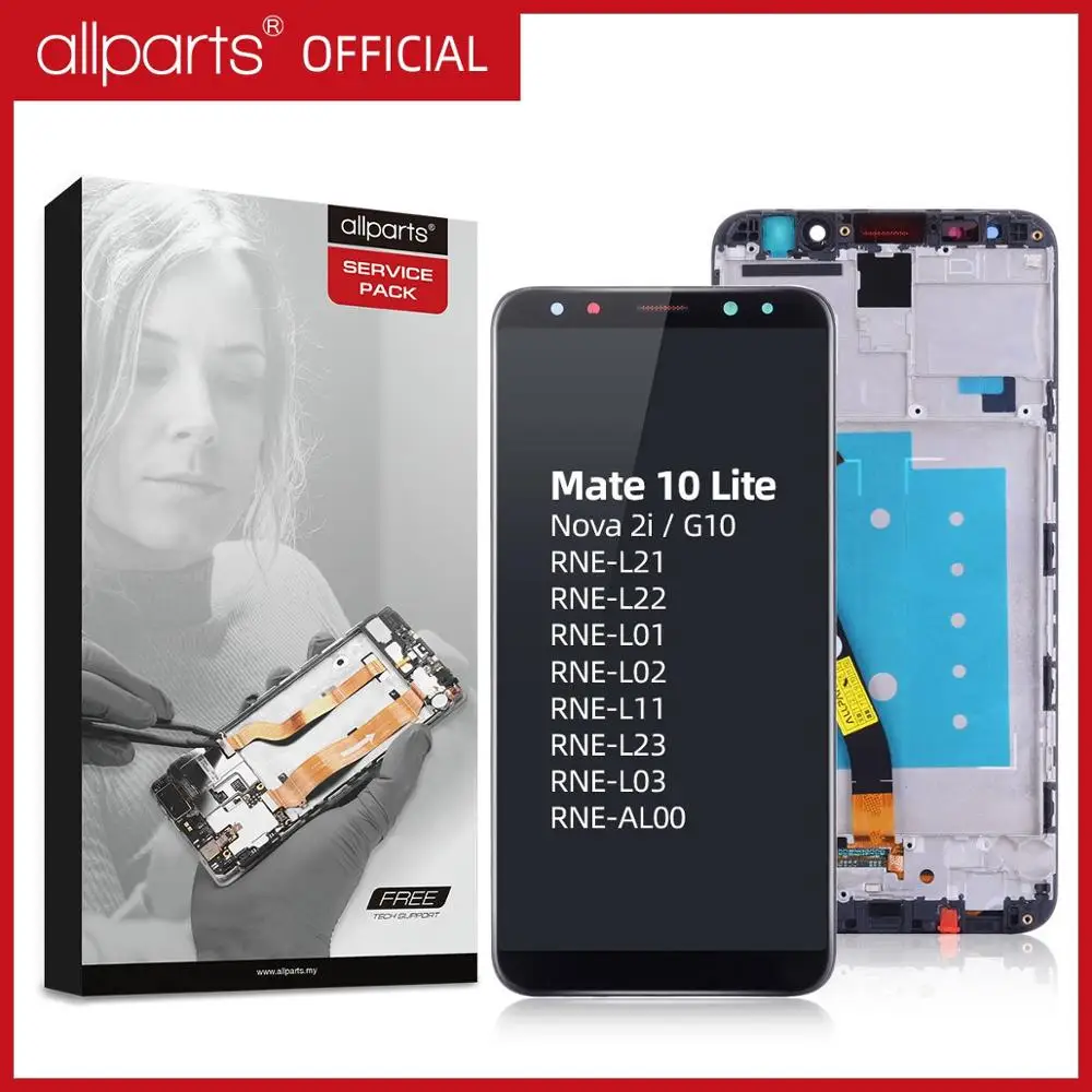 Оригинальный дисплей для HUAWEI Mate 10 Lite сменный сенсорный ЖК экран Huawei дигитайзер Nova
