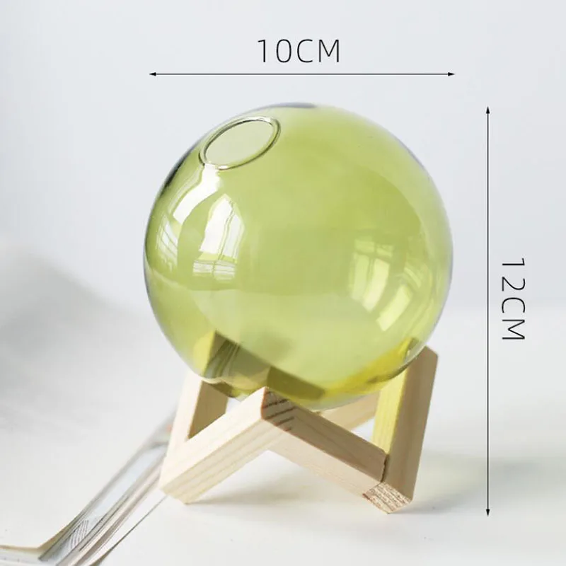 Декоративная стеклянная ваза домашний декор цветочный горшок украшение для