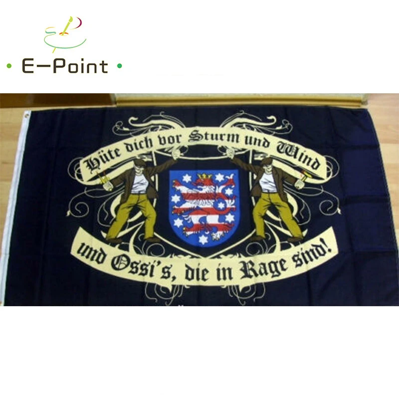 

Флаг ГДР тургингия Остерегайтесь шторма ветер 2 фута * 3 фута (60*90 см) 3 фута * 5 футов (90*150 см) размер рождественские украшения для дома баннер