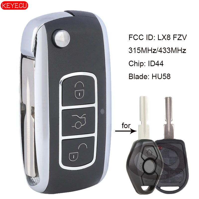 KEYECU Бесплатная Программирование Модернизированный дистанционный Автомобильный