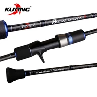 kuying bluedancer 2 04m casting slow jigging lure rod fishing rods cane carbon fuji rotate helical ring 1 section 150 400g lures