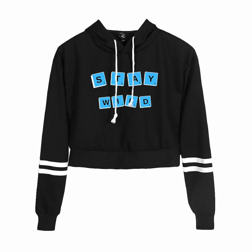 

WAWNI Ben Azelart High Waist Sweatshirt Fashion High Waist Sweatshirts Hip Hop Style Harajuku Sexy Hoodies New Tops Casual Tops