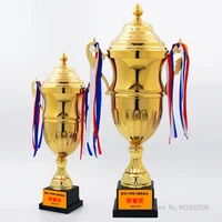 customizable trofeo champions trophy contest commercial covered metal trophy trophy football trophy medal souvenir cup big