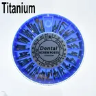 Стоматологический винтовой столб из нержавеющей стали или титана, 120 шт. и 2 ключа, стоматологические материалы, инструменты для корневого канала, бесплатная доставка