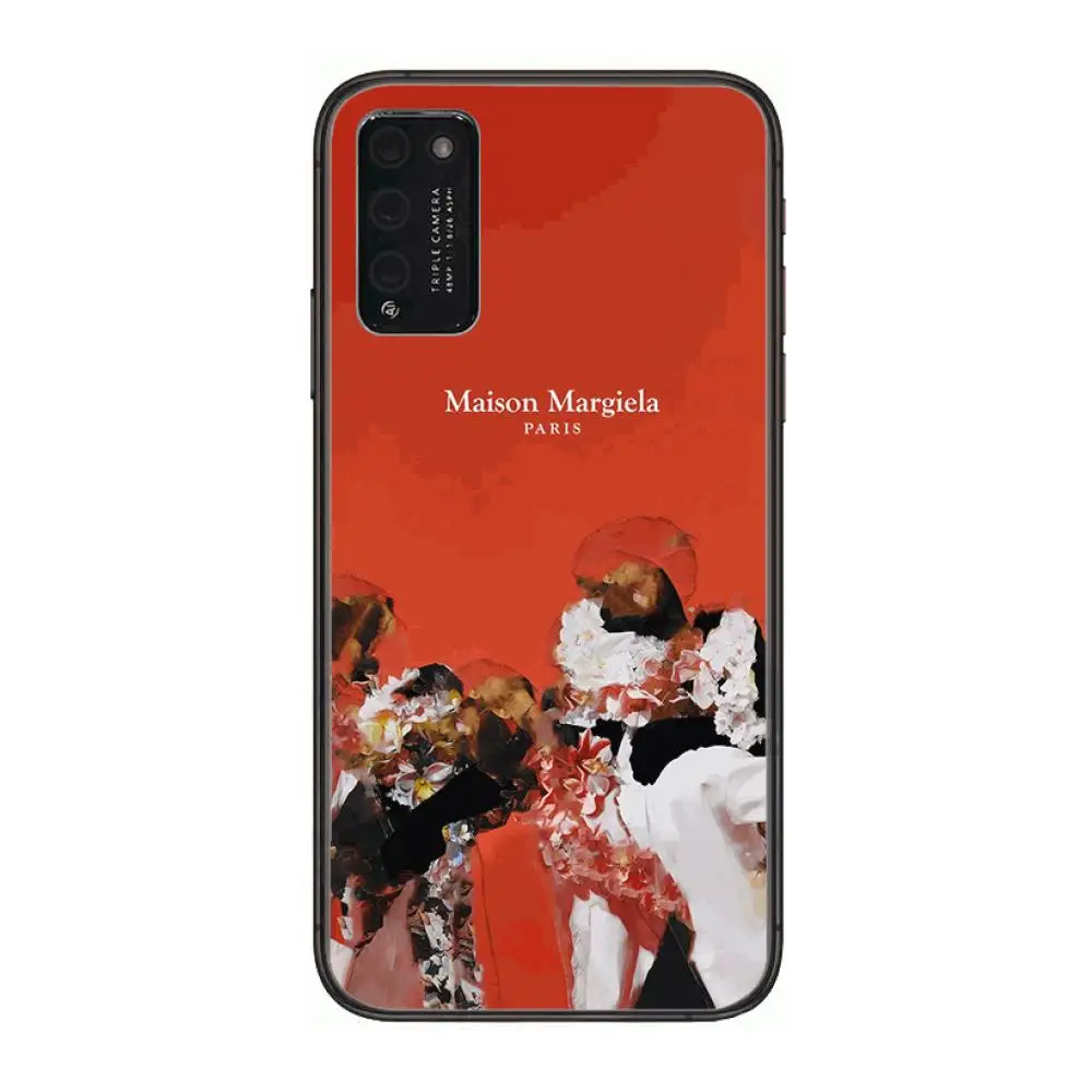 

Case French luxury brand Clear Phone Case For Huawei Honor 10 20 30 9 X Pro Lite V 5G RU Black Etui Coque Hoesjes Comic Fashio