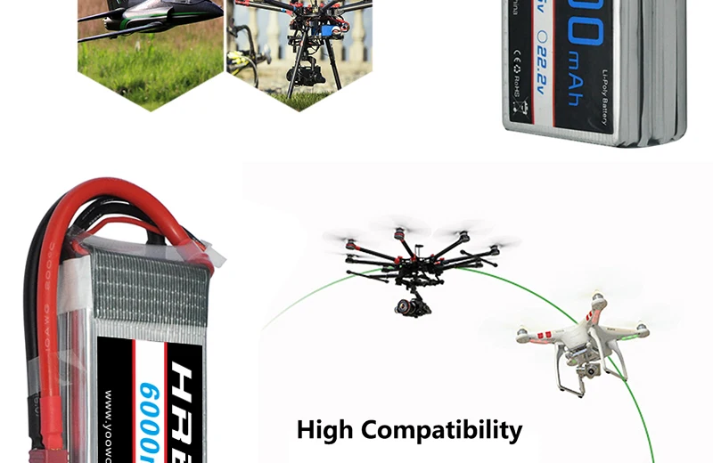 HRB 4S 14,8 V 6000mah Lipo батарея 50C XT60 XT90 XT90-S EC5 Deans T XT150 AS150 RC FPV Дрон самолеты вертолет автомобиль грузовик запчасти