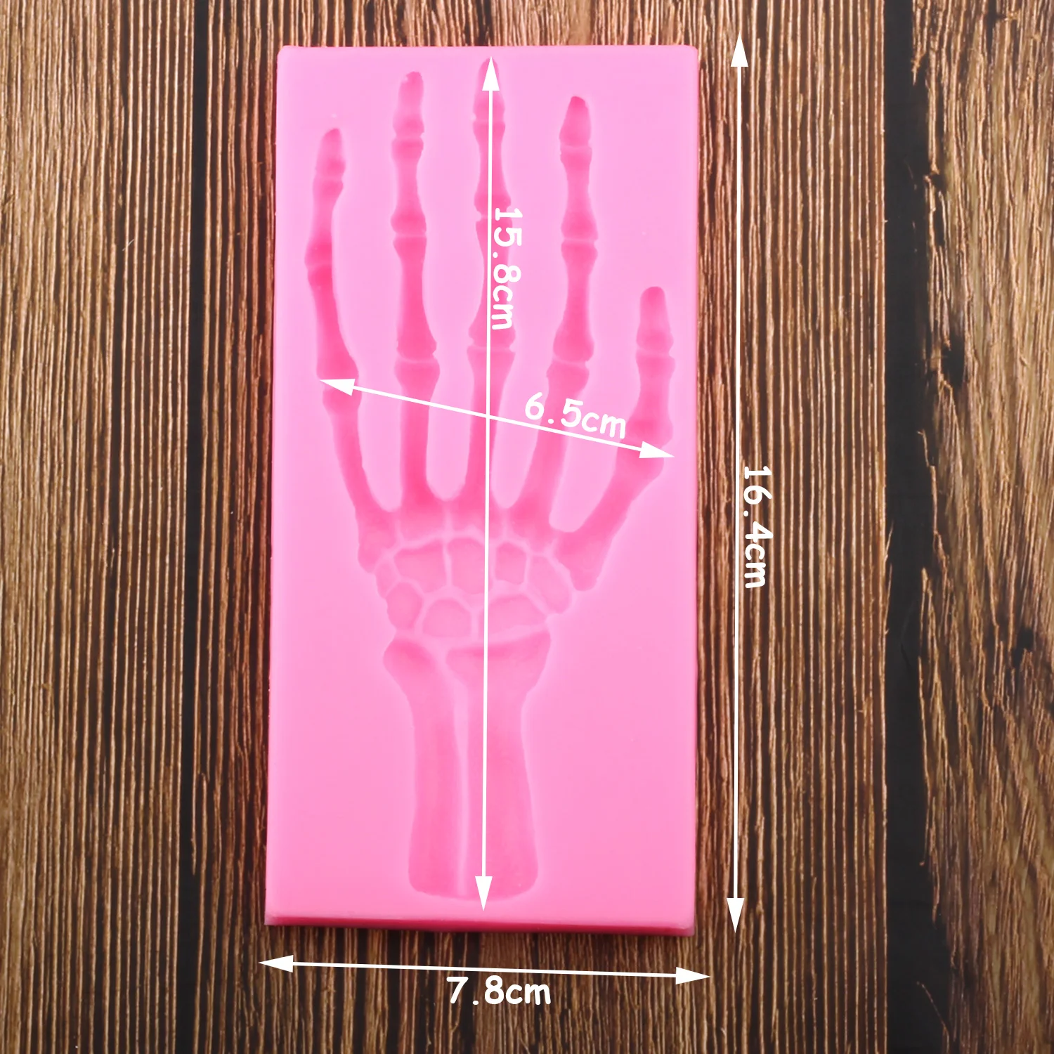 Сделай сам на Хэллоуин для декорирования торта ручной кости силиконовые формы