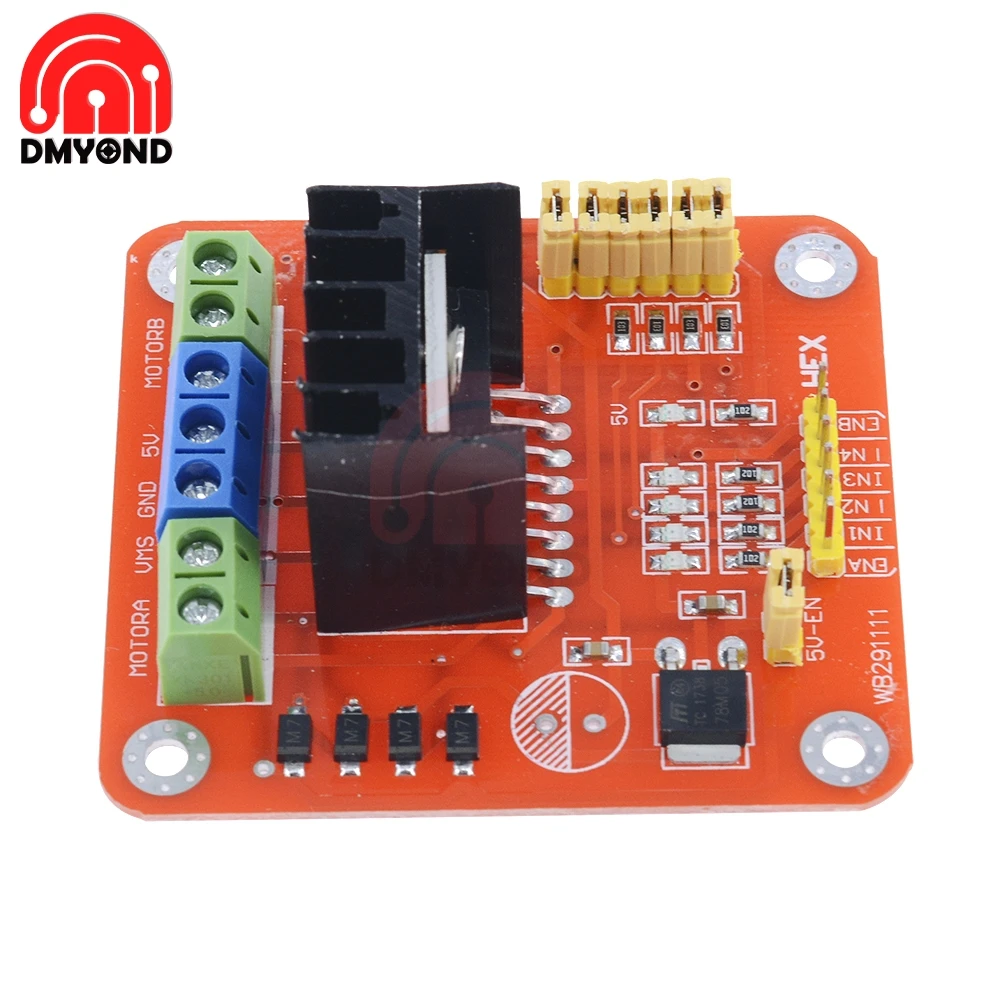 Плата драйвера двигателя постоянного тока L298N для Arduino PIC AVR двойной H-мост шаговый