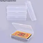 4 шт 10*7 см прозрачные пластиковые коробки игральные карты контейнер для хранения из полипропилена Чехол упаковка покер коробка для карточных игр для настольных игр