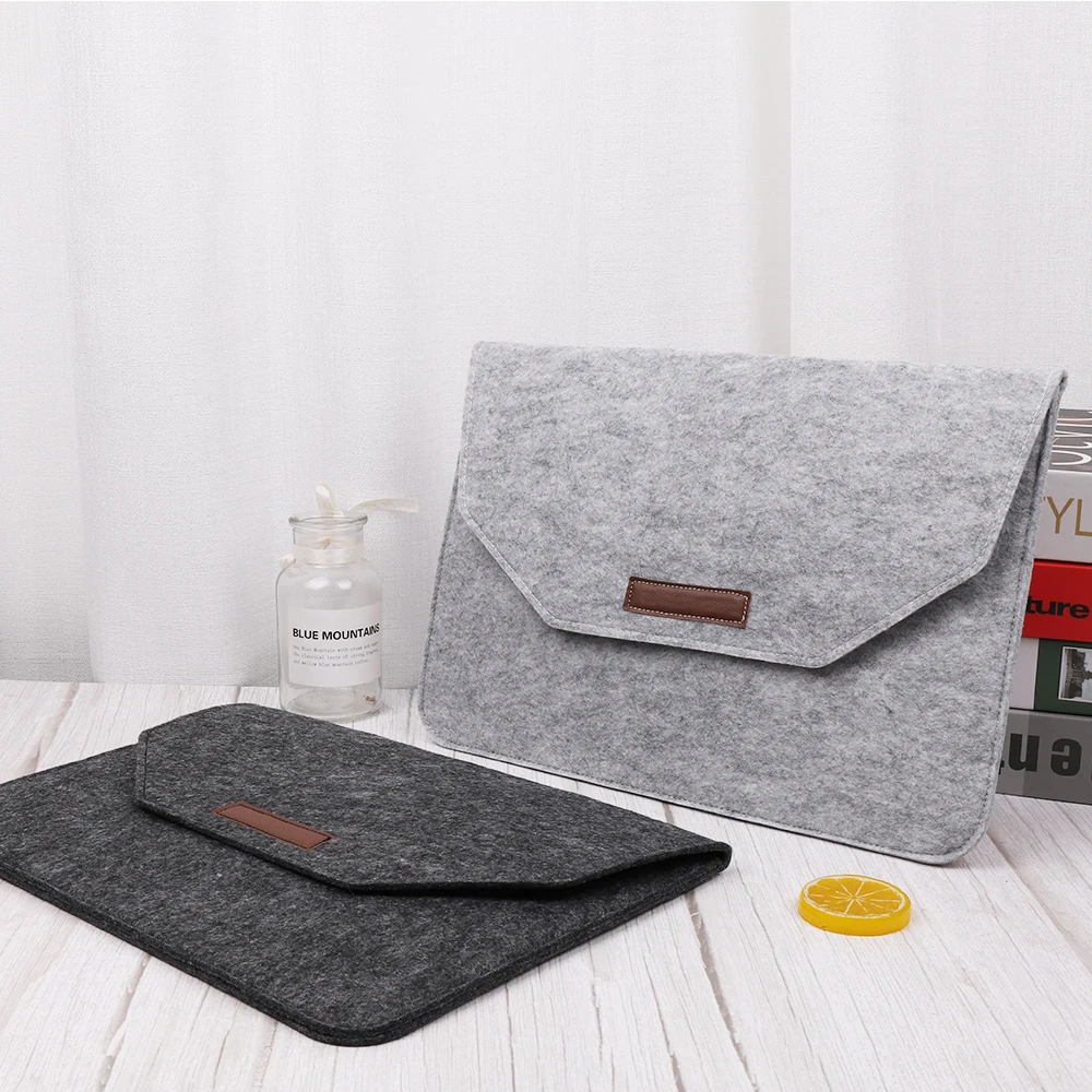 

Soft Sleeve Envelope Laptop Bags for Macbook Air Pro Retina 11 12 13 14 15 inch Notebook PC Tablet Case Cover with Power Bag