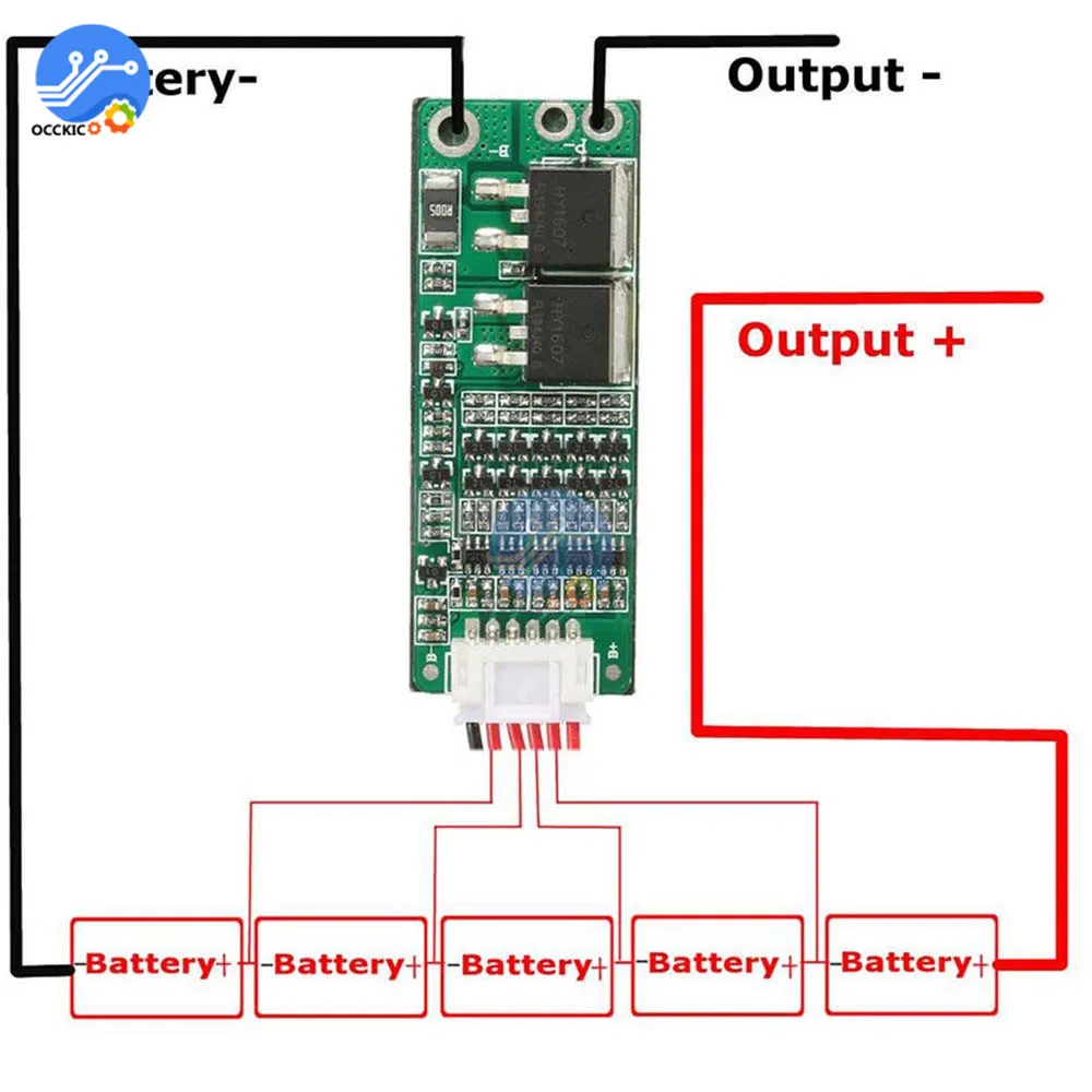 5S 15A литий ионный Аккумулятор литиевый аккумулятор BMS 18650 Зарядное Устройство