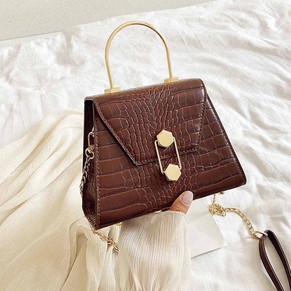 Женские сумки через плечо из искусственной кожи с узором под камень 2021 маленькие