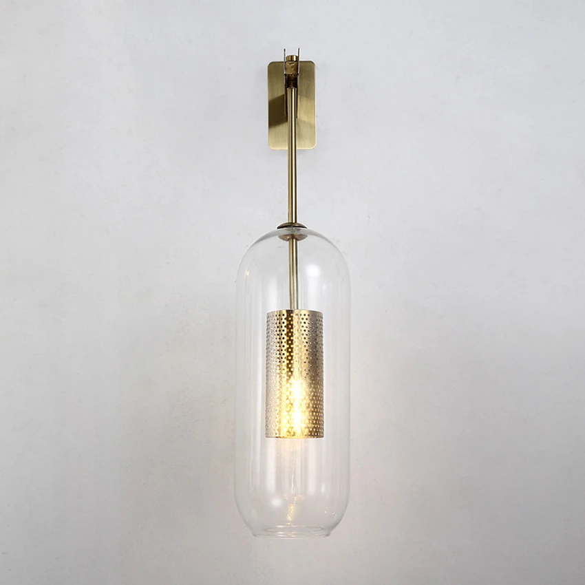 

Post-modern Glass LED Wall Lights Lighting Living Room Bedroom Corridor Aisle Wall Lamp Decor Light Fixtures Kitchen Luminaire