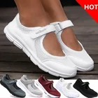 Туфли женские для спорта, дышащие кроссовки из сетчатого материала, повседневная обувь, лето 2021