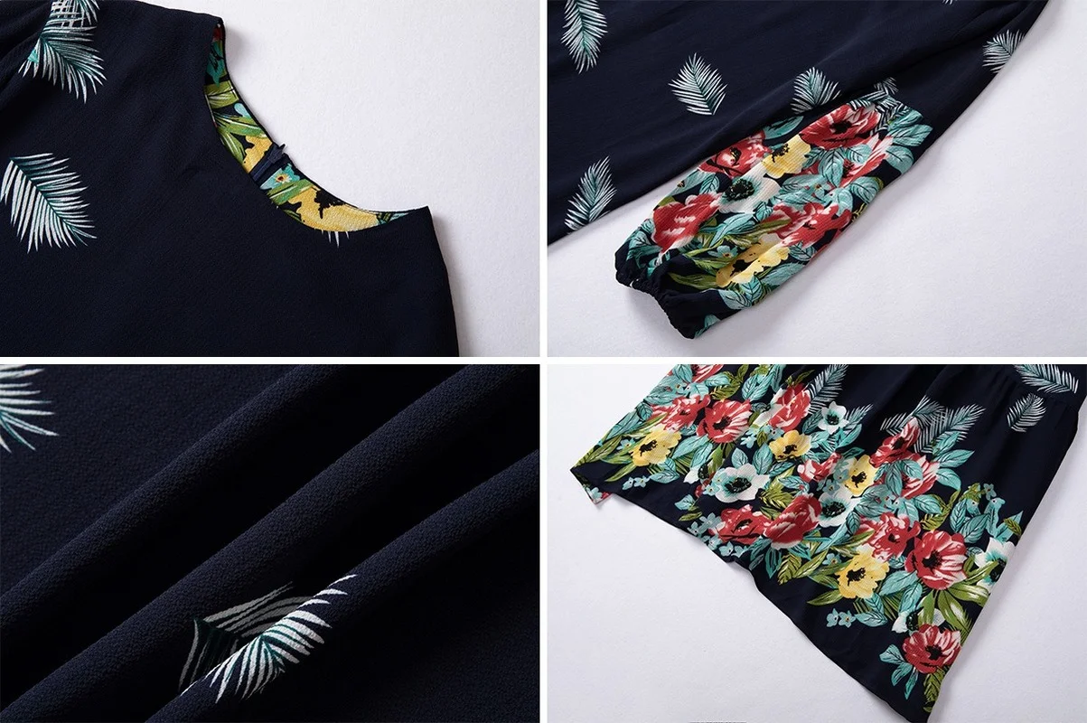 

Donsignet Muslim Dress Middle East Eid Duabi Abaya Turkey Robe Muslim Women's Print Plus Size Loose Strap Dress Muslim Fashion