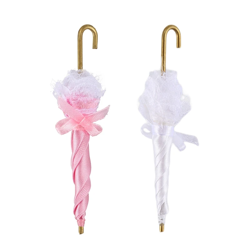 2 шт 1/12 кукольный домик Миниатюрный Королевский Дамский кружевной декоративный