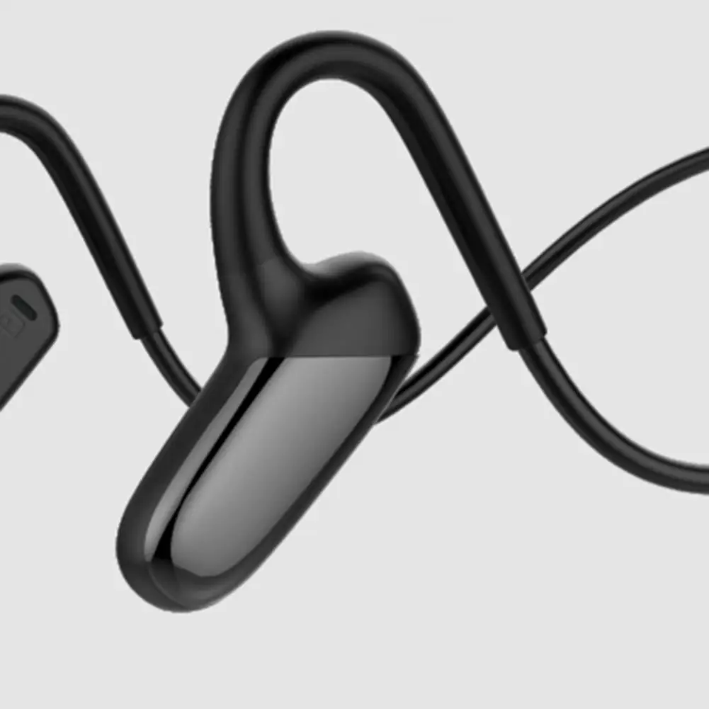 

F808 Wireless Headset Bluetooth 5.0 Bone Conduction HiFi Ear Hook Sports Earphone for Cycling Running Fitness Climbing Driving