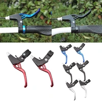 1 pair mountain bike brake levers aluminium alloy mtb bicycle bike handle brake lever right left kit bicycle v brake
